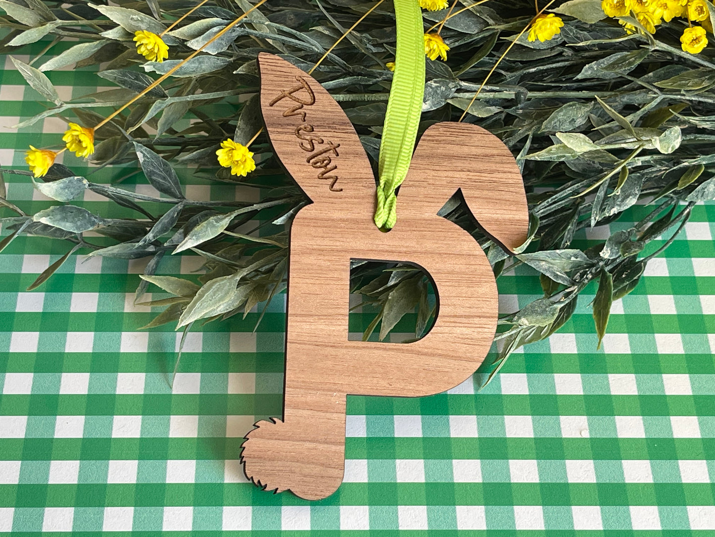 Letter Basket Tags