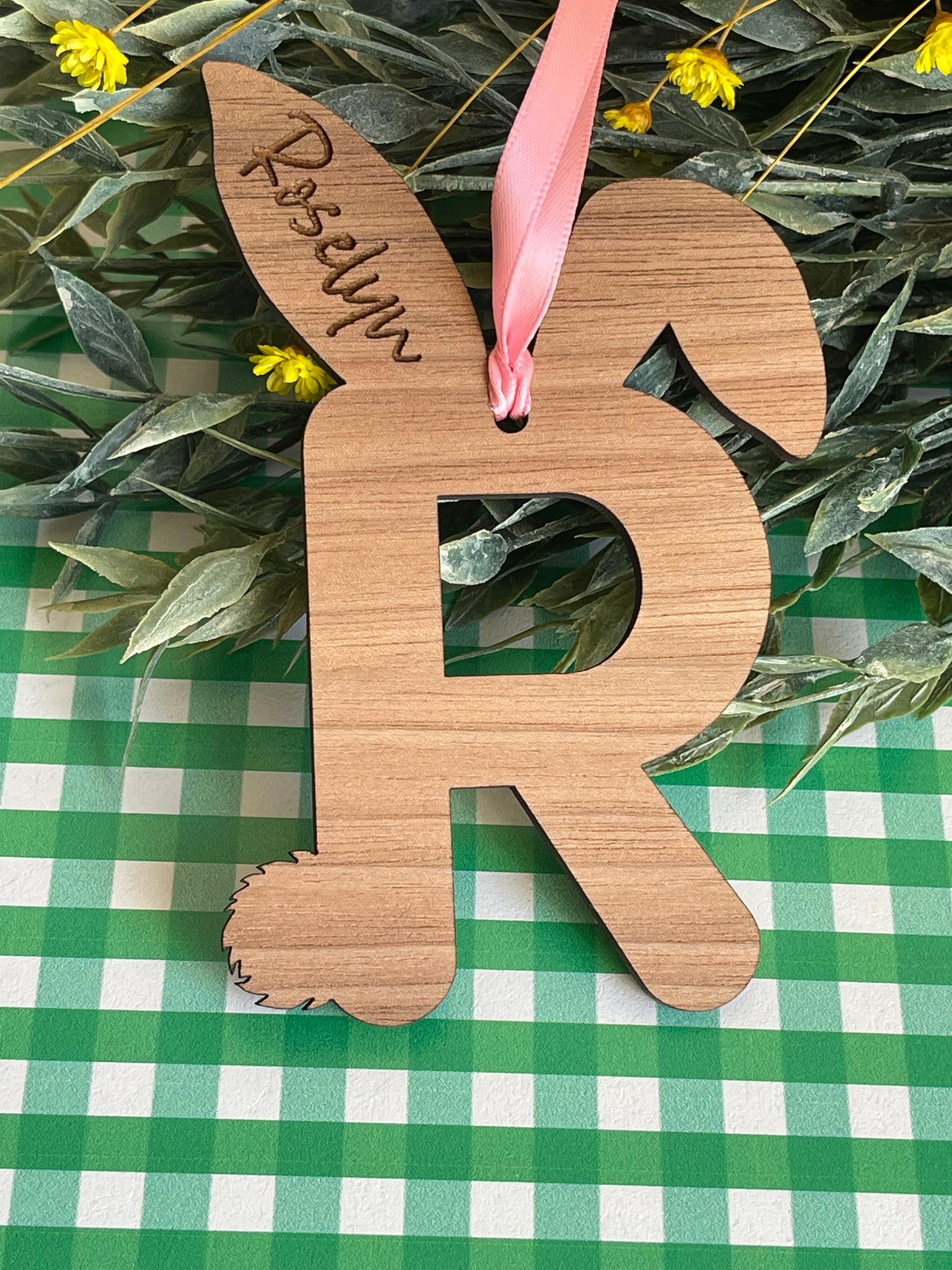 Letter Basket Tags