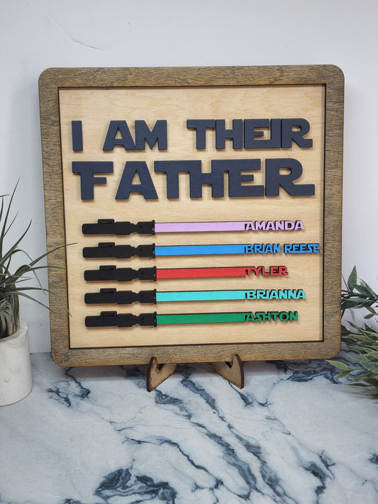 Star Wars Father Sign