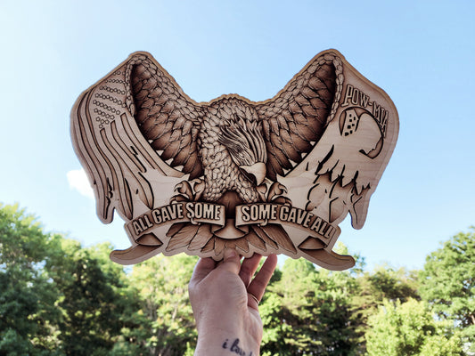 Some Gave All Memorial Eagle