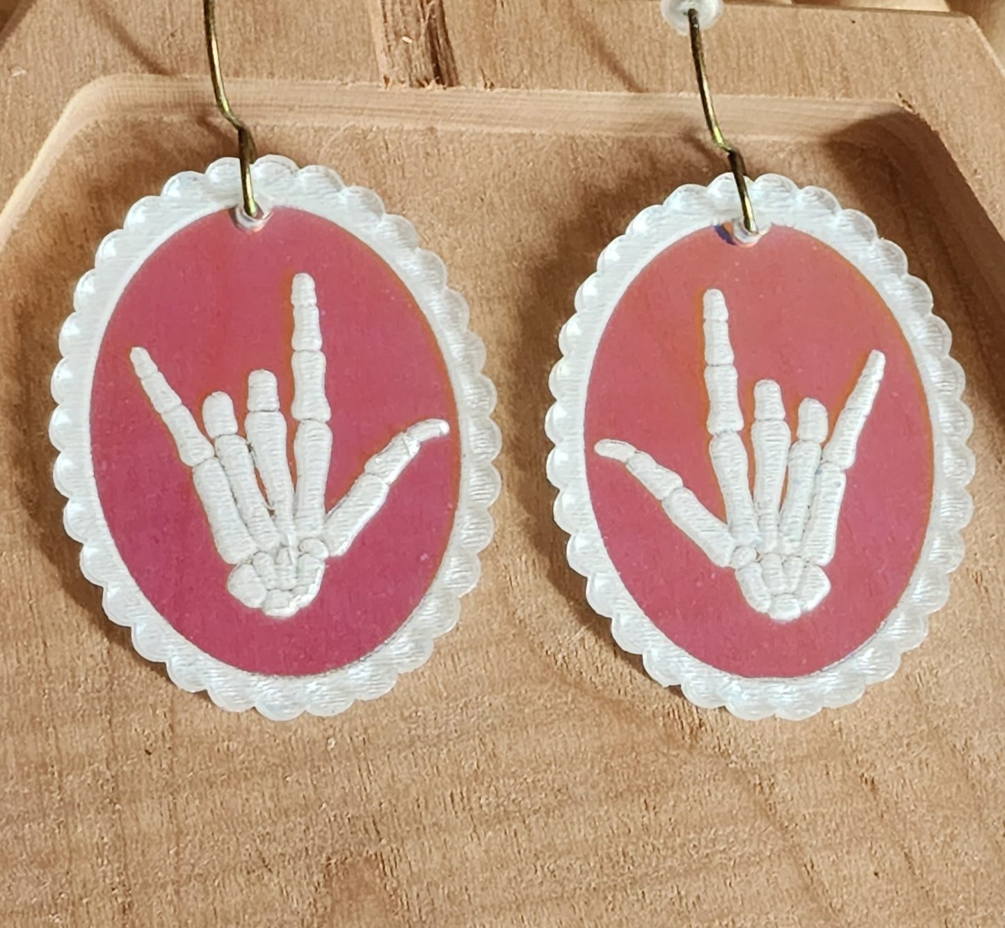 Skellie Love Iridescent Dangles