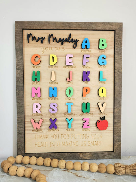 Teacher Affirmation Sign