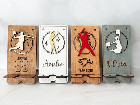 Sample Sport Cellphone stand