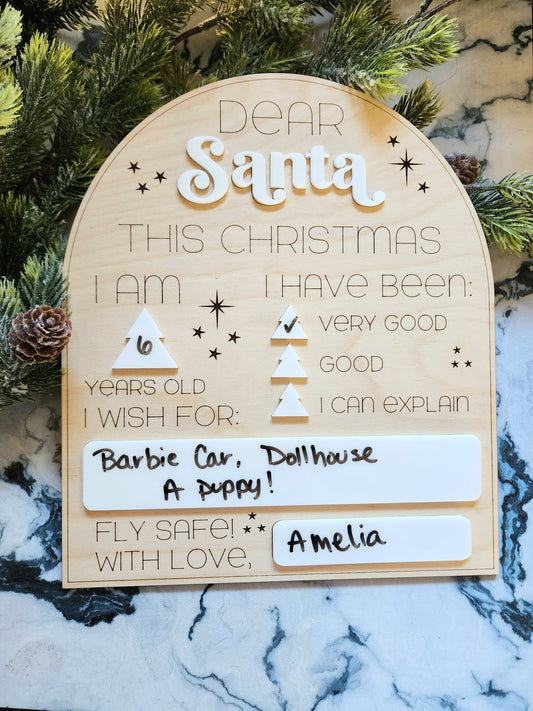 Reusable Christmas List