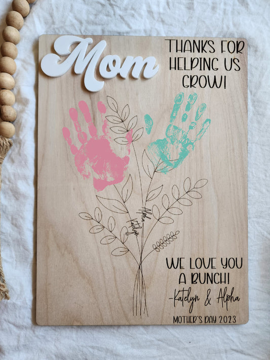 WS Mother's Day Handprint Art