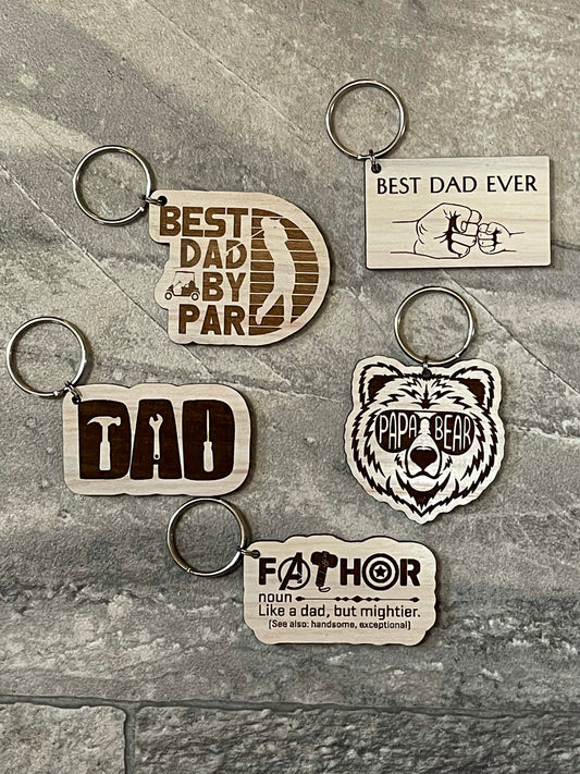 Father’s Day Keychains set of 5