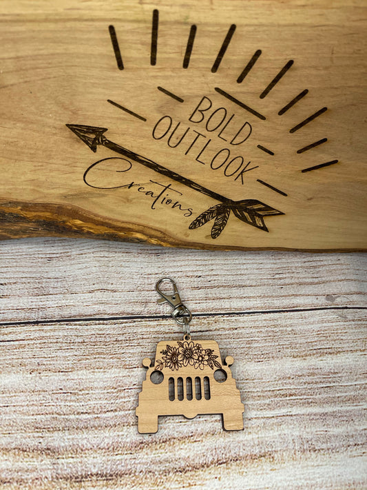 Jeep Keychains Set of 5