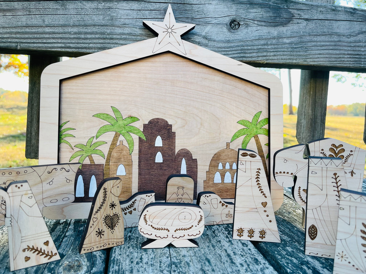 Wooden Puzzle Nativity