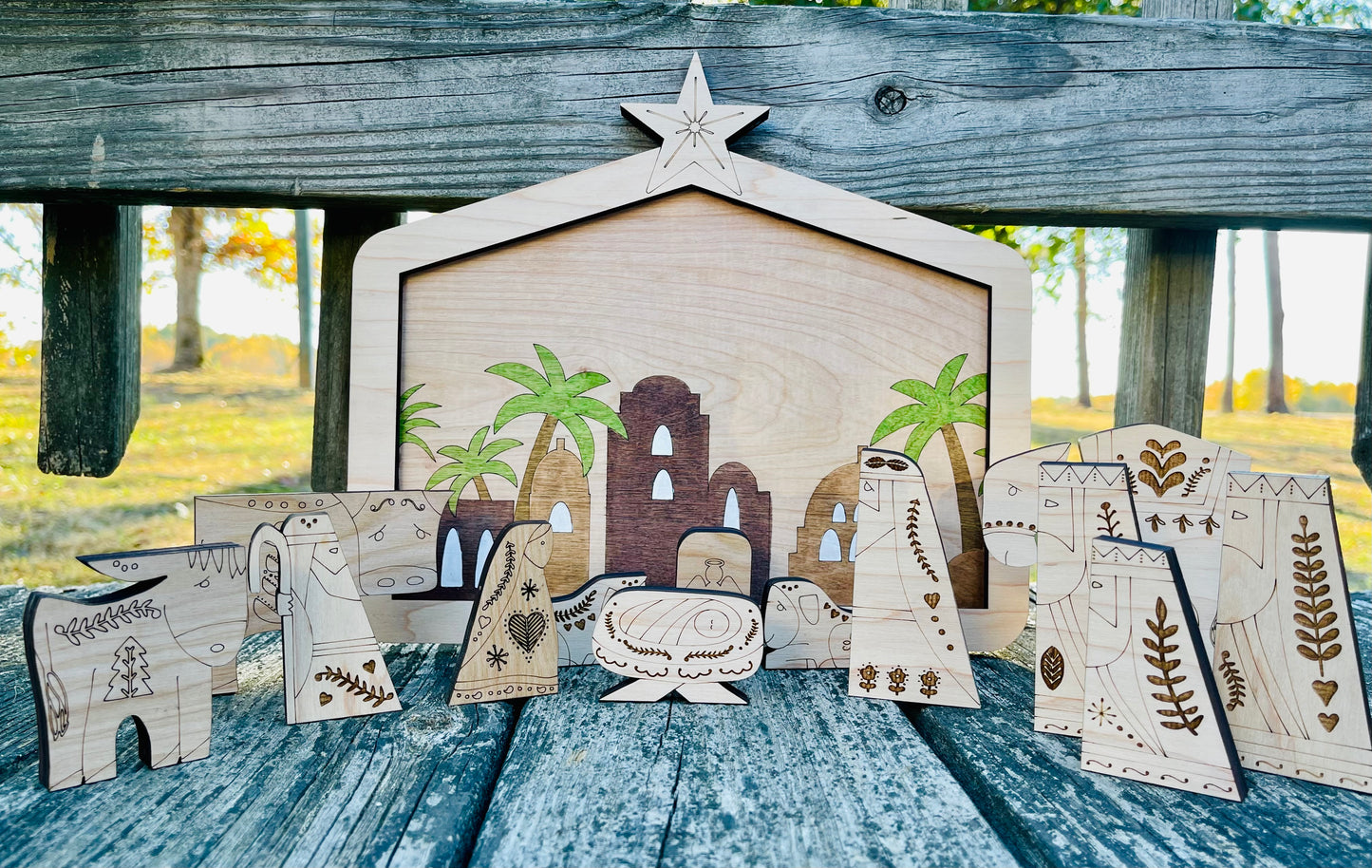 Wooden Puzzle Nativity